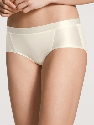 Biancheria Intima Donna Calida Cate Panty, Low Cut Alabaster Crème | 4681-SWKRV