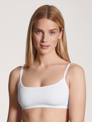Biancheria Intima Donna Calida Eco Sense Bustier Weiss | 3108-EUAYK