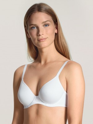 Biancheria Intima Donna Calida Eco Sense Bra With Underwiring Weiss | 7963-XVIDZ