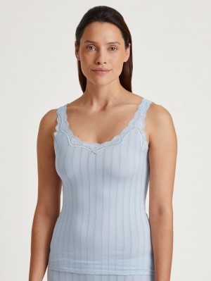 Biancheria Intima Donna Calida Etude Toujours Tank Top Arctic Ice | 6783-DVPFR