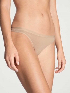 Biancheria Intima Donna Calida Natural Comfort String Rosa | 1970-DJXKB