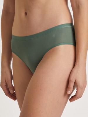Biancheria Intima Donna Calida Natural Comfort Brief Verdi | 6729-NXCJL