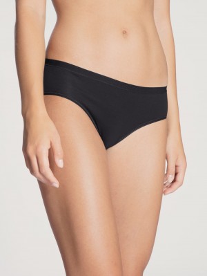 Biancheria Intima Donna Calida Natural Comfort Brief Schwarz | 0184-RFDUZ