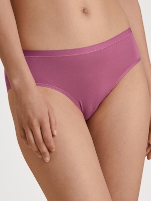 Biancheria Intima Donna Calida Natural Comfort Brief Rosse | 8615-JHXWF