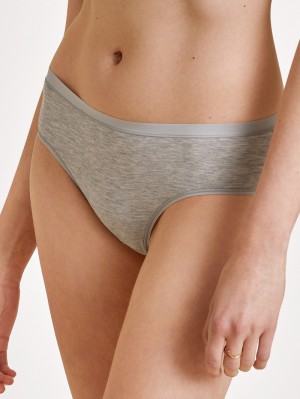 Biancheria Intima Donna Calida Natural Comfort Brief Grigie | 2056-LQZMP