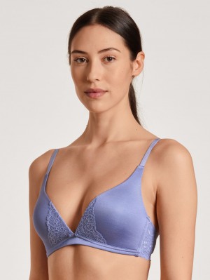 Biancheria Intima Donna Calida Sensual Secrets Soft Bra Blu | 7291-CVMKD