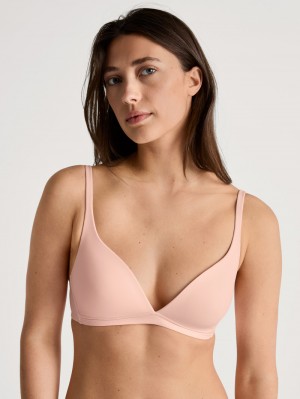 Biancheria Intima Donna Calida Special Soft Bra Pearl Blush | 9067-QVUIY