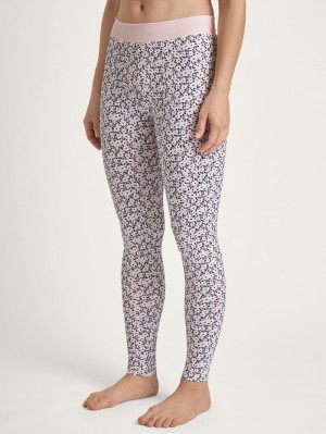 Loungewear Donna Calida Elastic Trend Leggings Rosa | 5094-XKOFS