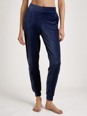Loungewear Donna Calida Lounge Space Pants Blu Scuro | 8473-LVFKA