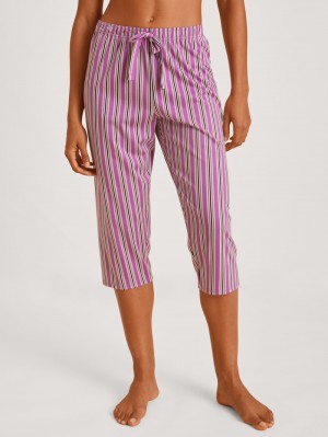 Pigiami Donna Calida Favourites Kiss 3/4 Pants Mulberry Mauve | 7348-XZUCT
