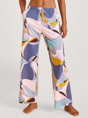 Pigiami Donna Calida Favourites Lavender Pants Viola | 1349-HDSET
