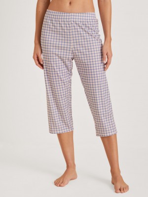 Pigiami Donna Calida Special 3/4 Pants Blu | 2916-AOGZL