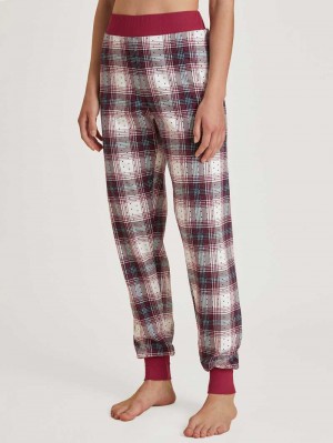 Pigiami Donna Calida Special Pants Rosse | 5647-HUOLB
