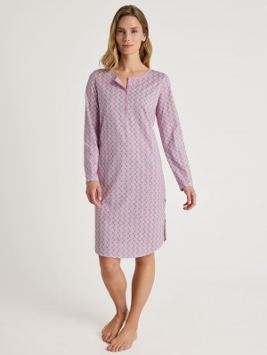 Pigiami Donna Calida Special Sleepshirt, Length 100 Cm New Fragrant Lilac | 1673-KCVTI