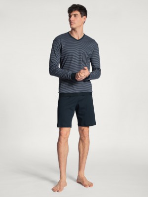 Pigiami Uomo Calida Relax Streamline Short Pyjama Corallo | 6209-RJCNI