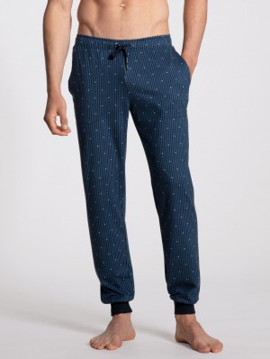Pigiami Uomo Calida Remix Basic Sleep Pants Blu | 6728-TYPAR