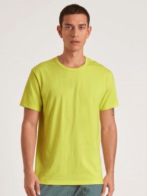 Pigiami Uomo Calida Rmx Sleep Weekend Shirt Short Sleeve Verdi | 0698-GVXND