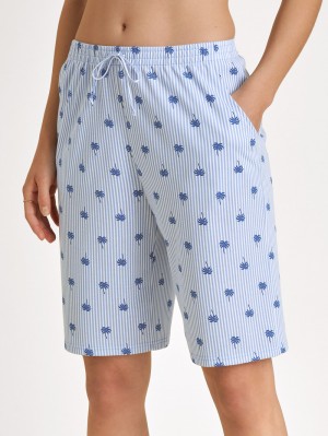 Summer Oufits Donna Calida Favourites Serenity Bermudas Blu | 8629-GWBLU