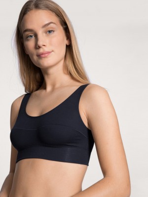 Yoga Donna Calida Elastic Bustier Corallo Blu | 0713-WLHOE